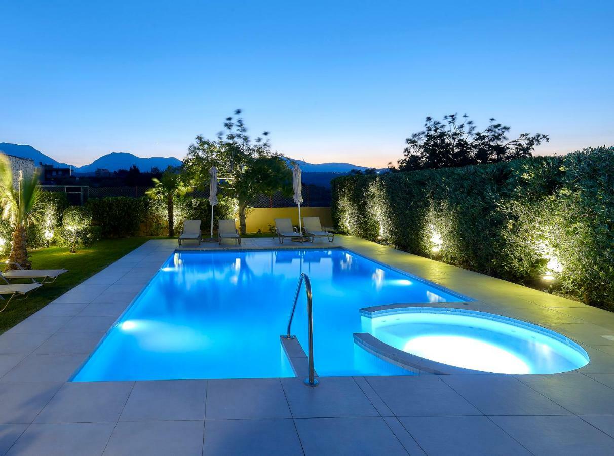 Castello Villa Daphnes - Private Pool & Whirlpool Dhafnes Eksteriør bilde
