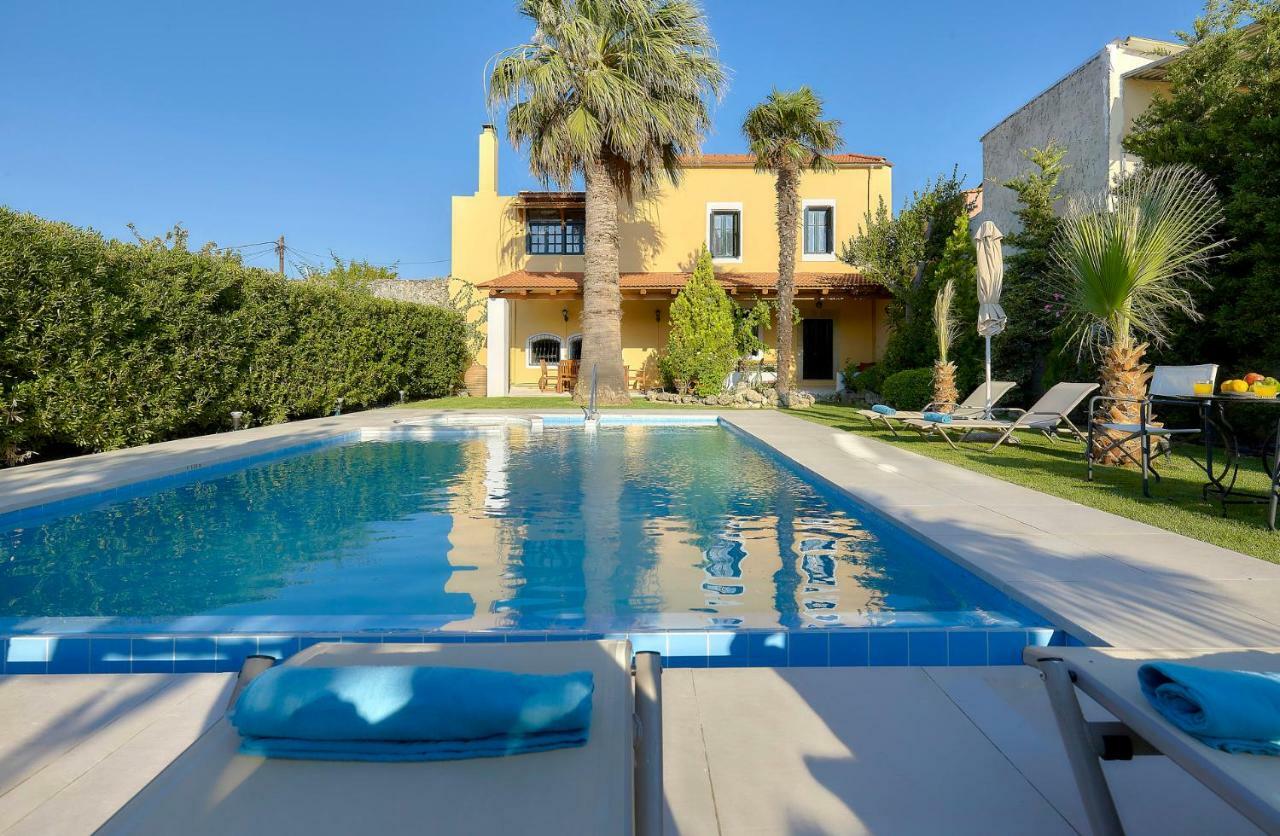 Castello Villa Daphnes - Private Pool & Whirlpool Dhafnes Eksteriør bilde